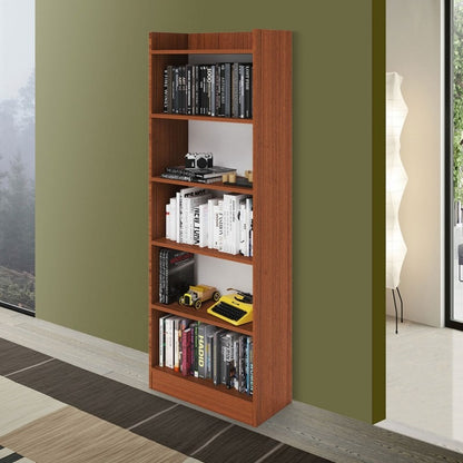 Bibliothèque Alessia en noyer - 180x64x29 cm