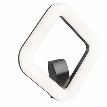 Applique LED 20W 4000K en aluminium moulé sous pression - Lumière directe avec diffuseur en résine opaline
