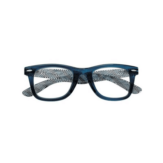 Lunettes de lecture à rayures bleues +2,50 B16 Zippo