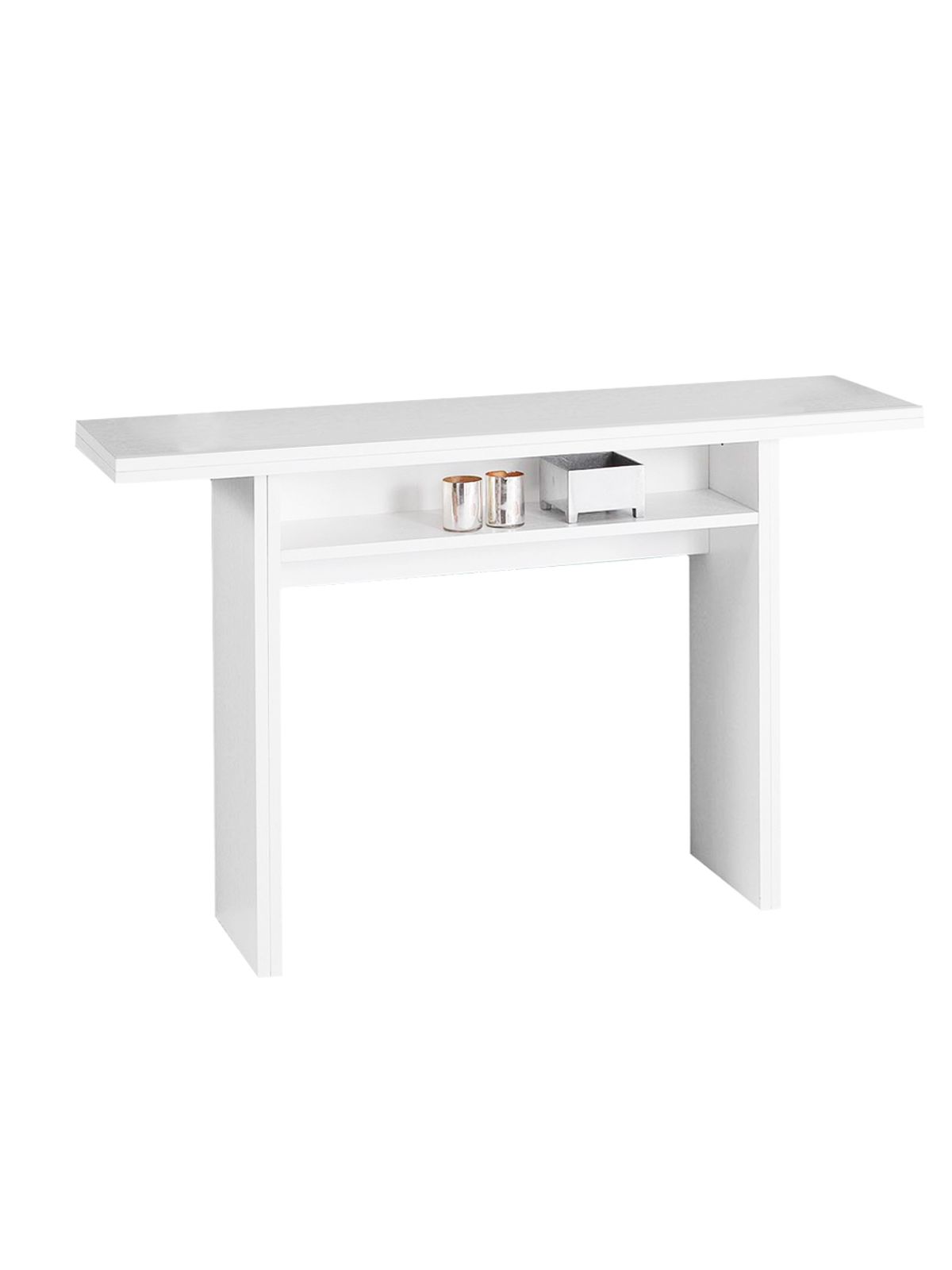 Table Console Extensible Oplà Blanche