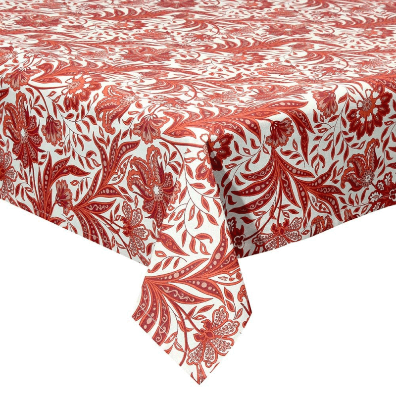 Nappe 140 X 180 Cm Coton Rouge