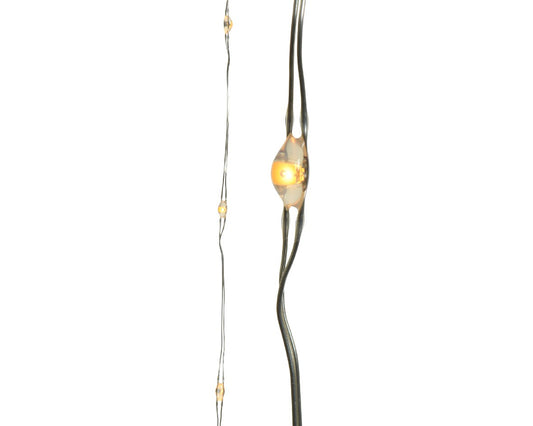 Cordon microled pour décorations à piles, 100 ULM, 4,95 m