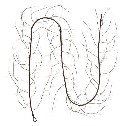 LIME CLIMBER Branche Marron 504 MicroLED FlashLED 4m+300cm Lumières de Noël