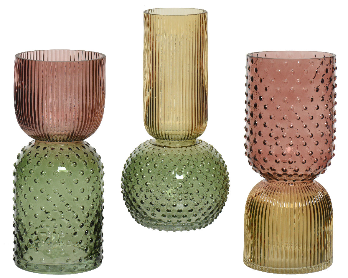 Vase en verre vaporisateur transparent