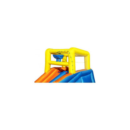 Super Speedway Gonfiabile: il parco acquatico per bambini che vi farà volare! - Dimensioni: 5.51 m x 5.02 m x 2.65 m