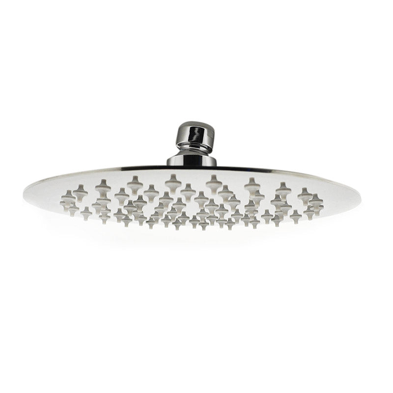 Pomme de douche ronde ultra fine en acier inoxydable