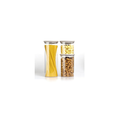 Pot rond Tosca gris tourterelle 2,2 litres - Stefanplast