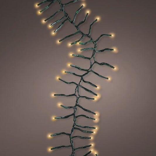 Lumières LED extérieures en vert avec des clusters économiques