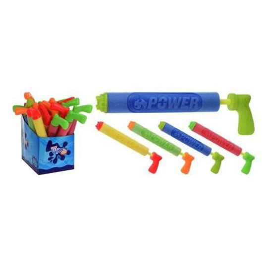 Pistolet pulvérisateur d'eau 39x5cm pour enfants, couleurs assorties