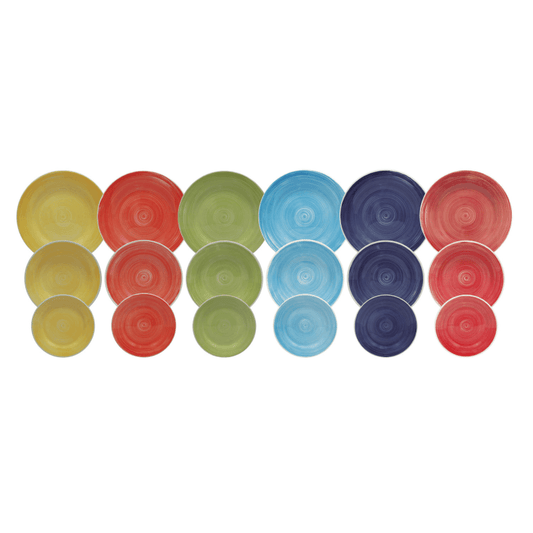 Service de table Carnaval 18 pièces