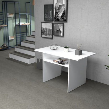 Table console pliante Mélèze blanc IKEBANA 120x40x h76 cm