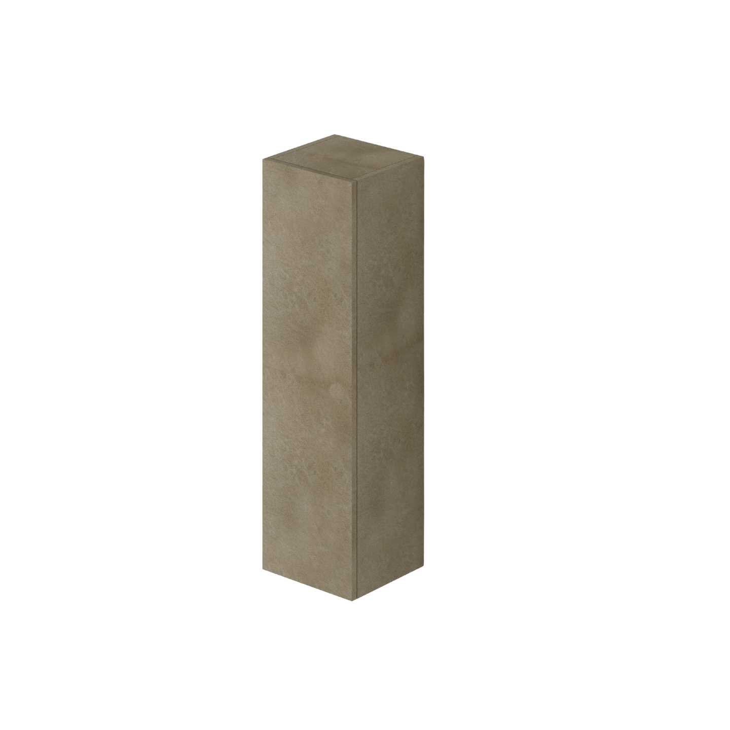 Armoire Murale Multi-usages avec Porte, Argile H120x30x30cm