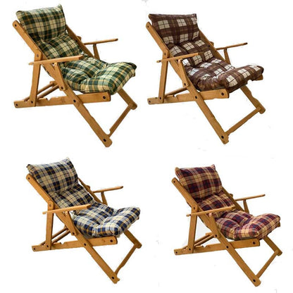 Fauteuil de relaxation réglable en bois