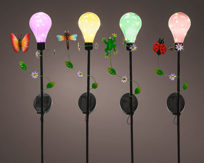 Piquet solaire fixe léger en plastique