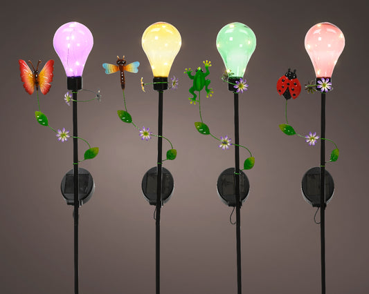 Piquet solaire fixe léger en plastique