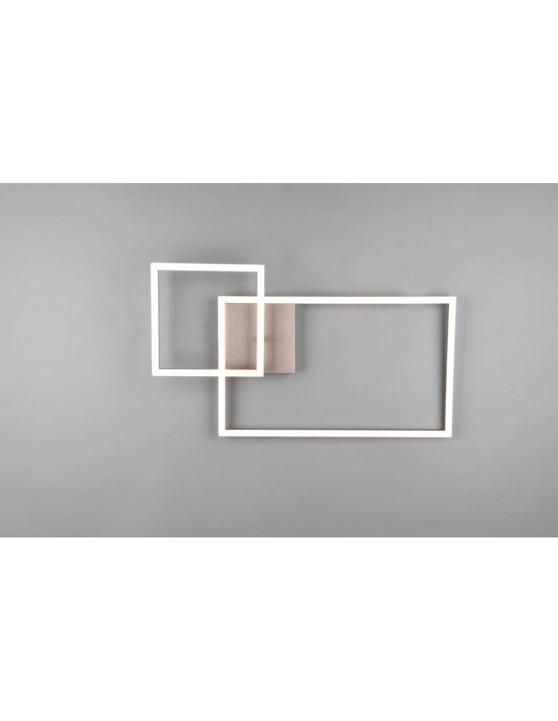 Le nickel de casserole de plafonnier carré inclinable a mené l'éclairage de trio du gradateur 4000k