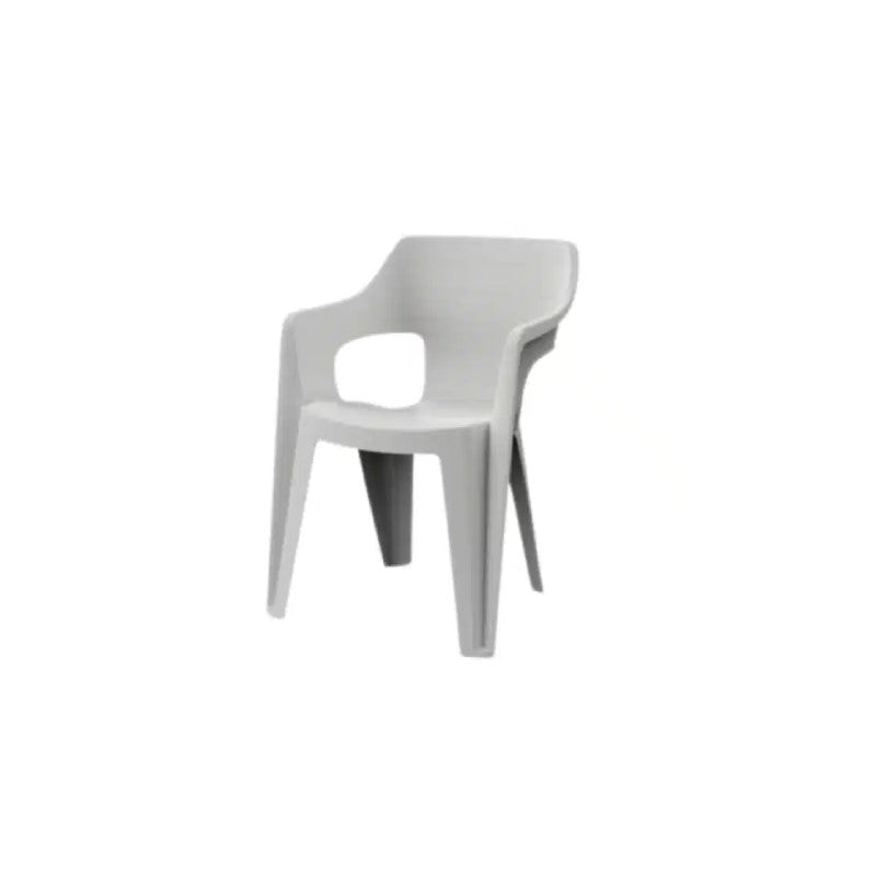 Keter Bilbao fauteuil de jardin empilable blanc 57x57x79 h