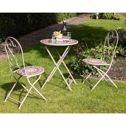 Chaise de bistro en métal