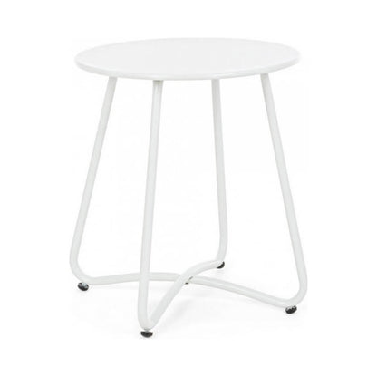 Table basse en métal Wissant Blanc D40