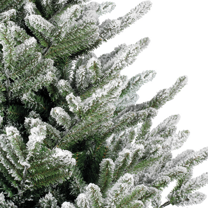 Sapin de Noël Epicéa Liberty enneigé Ø160 x H210 cm