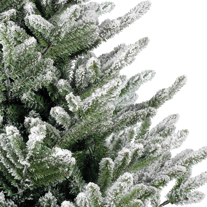 Sapin de Noël Epicéa Liberty enneigé Ø160 x H210 cm
