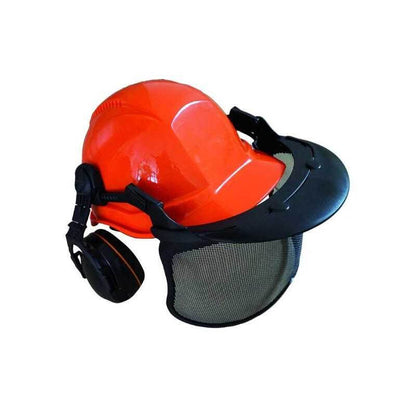 Casque de sécurité Blinky Jac avec écouteurs et visière orange