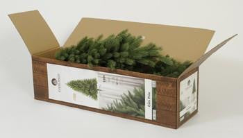 Sapin de Noël en pin impérial avec lumières LED - 240 H x 460 W x P14