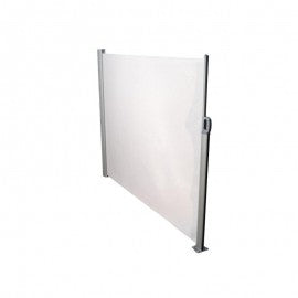 Rideau latéral en tissu gris 300x140 cm