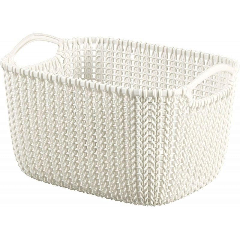 Keter Panier Rectangulaire Blanc Oasis Blanc 38,5X28,5X23,5Cm