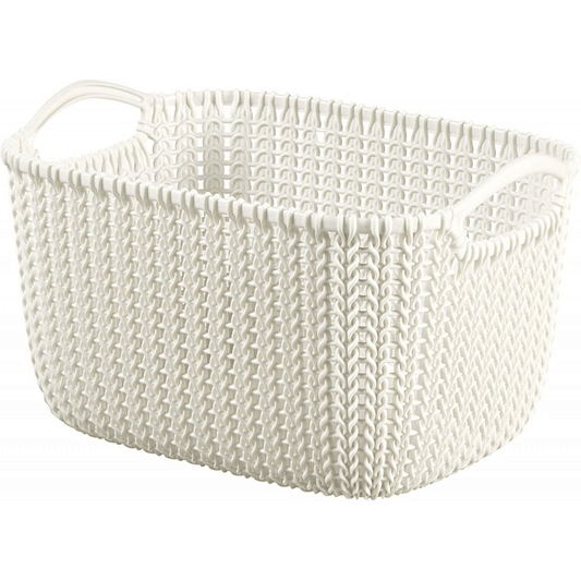 Keter Panier Rectangulaire Blanc Oasis Blanc 38,5X28,5X23,5Cm