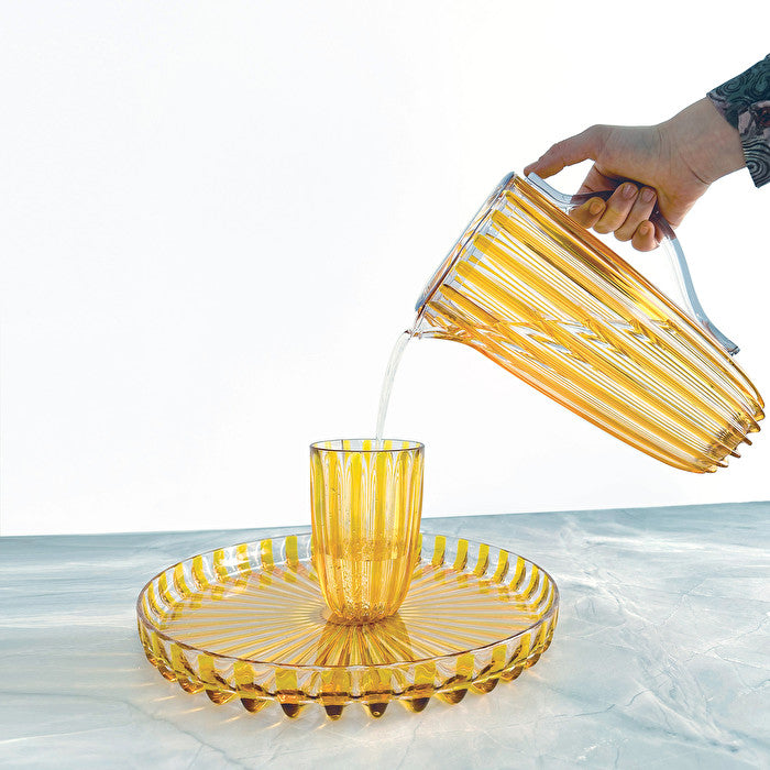 Coffret de 4 verres ambrés Guzzini Dolcevita