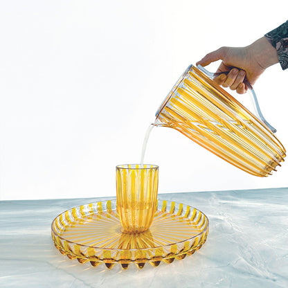 Coffret de 4 verres ambrés Guzzini Dolcevita