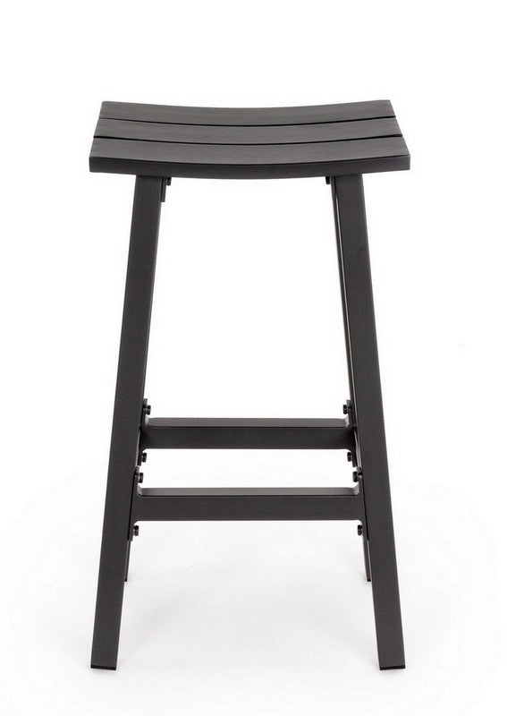 Tabouret Skipper anthracite - Dimensions : 41,8x31x71 cm