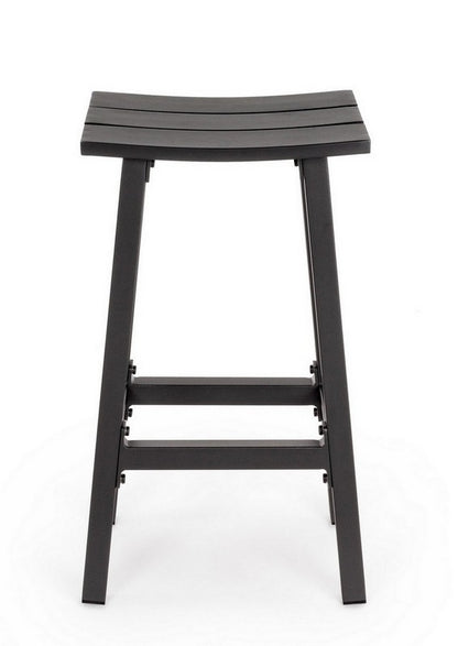 Tabouret Skipper anthracite - Dimensions : 41,8x31x71 cm