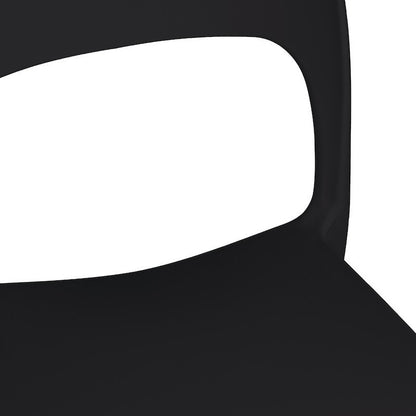 Chaise de jardin Risto en polypropylène anthracite 47X52X H83 Cm