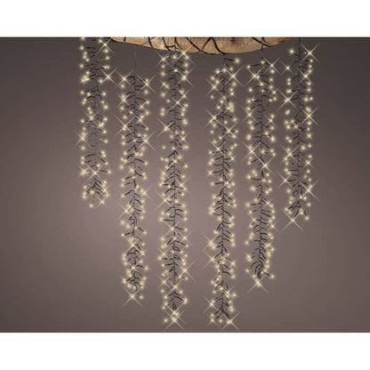 Cascade lumineuse LED pour la décoration, longueur 200 cm