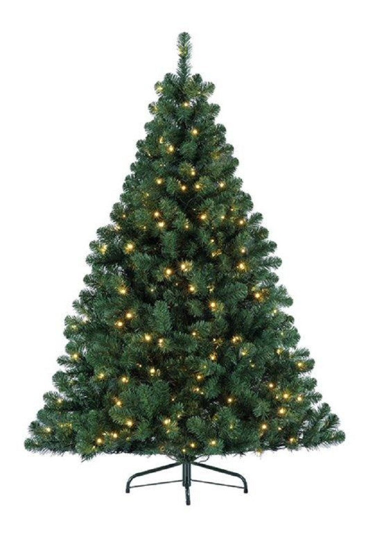 Sapin de Noël en pin impérial avec lumières LED - 240 H x 460 W x P14