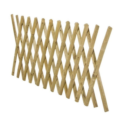 Fence extensible en bois naturel 80x250 cm