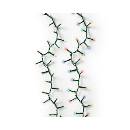 Kaemingk Illuminations de Noël 1000 LED blanc chaud et multicolores, effet scintillant