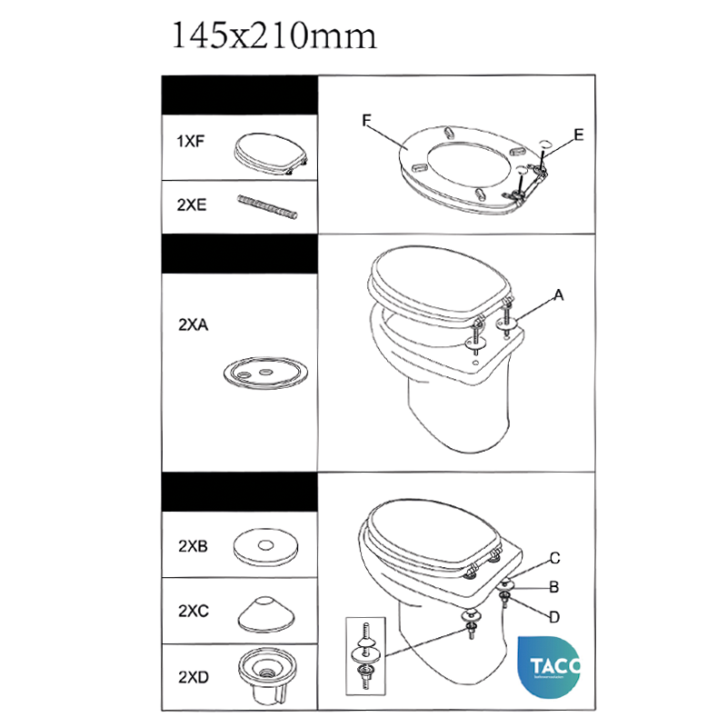 Abattant WC Sintesi Cesame couleur Champagne