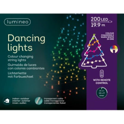 Bande LED extérieure 200 LED avec télécommande 24,9 mètres