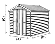 Abri de Jardin Darwin 6x4 avec Fenêtre Frontale Marron Keter