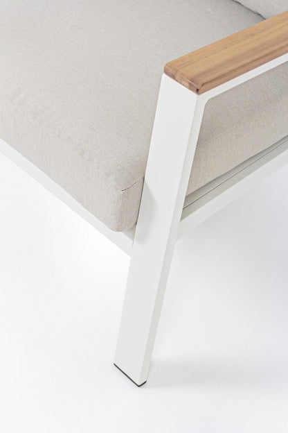 Ensemble de salon de jardin Belmar blanc