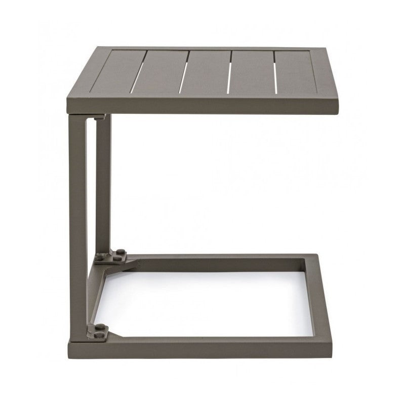 Table basse d'extérieur en aluminium HILDE YK14 40x40x h40 cm
