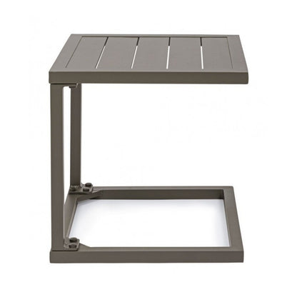 Table basse d'extérieur en aluminium HILDE YK14 40x40x h40 cm