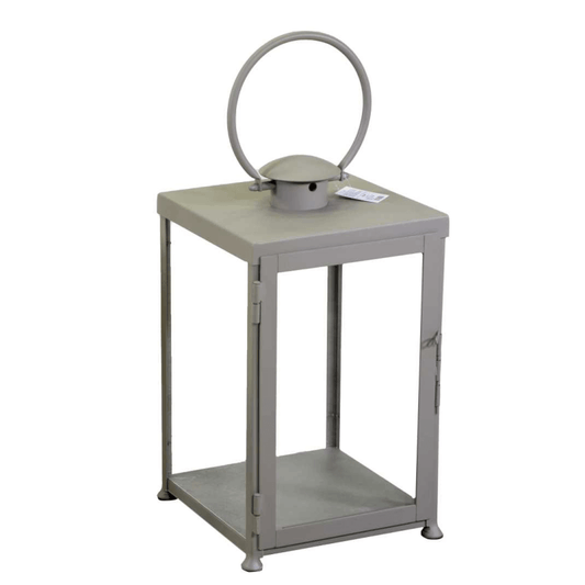 Tortora Metal Lantern Painting CM30X30H55 / 72