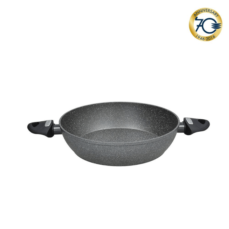 Poêle - 24 Cm Aluminium Noir