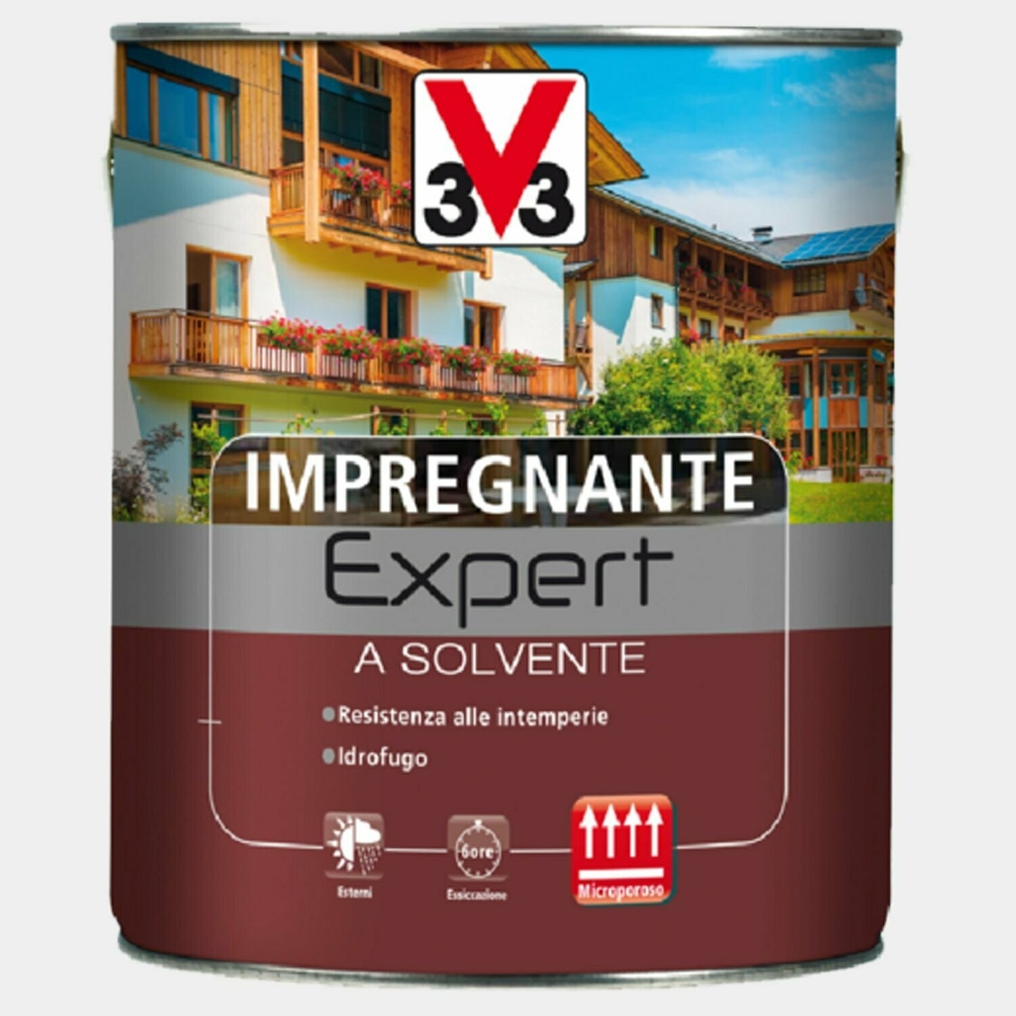 Imprégnateur Solvant Expert 2.5 Noyer Douglas pour Protéger et Valoriser le Bois Extérieur