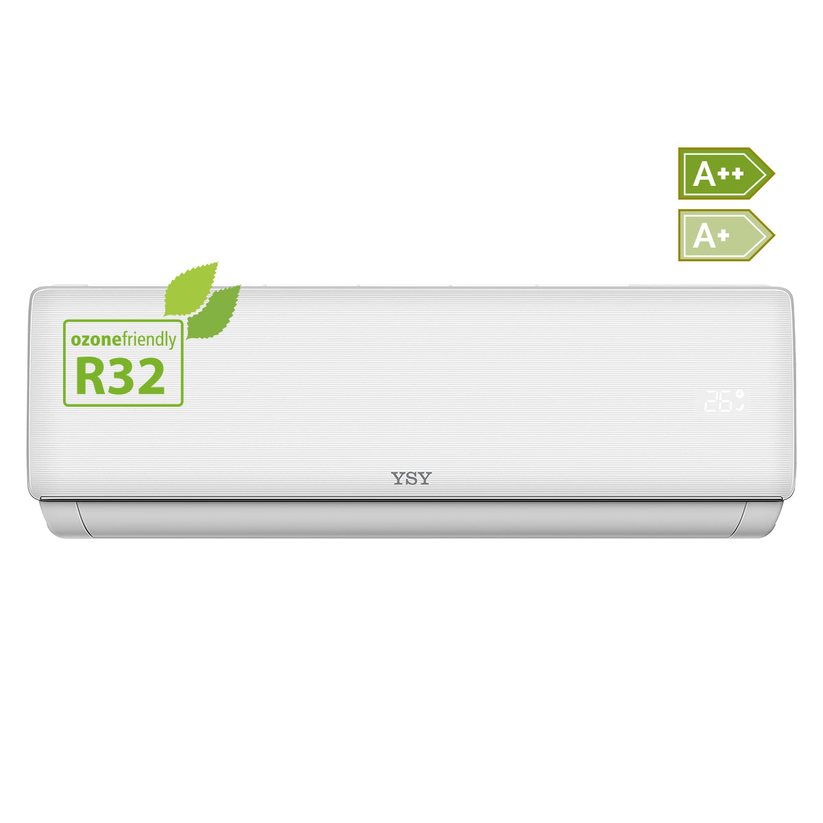 Unité interne de climatiseur mural Ysy R32 - 9000 Btu 2,6 Kw