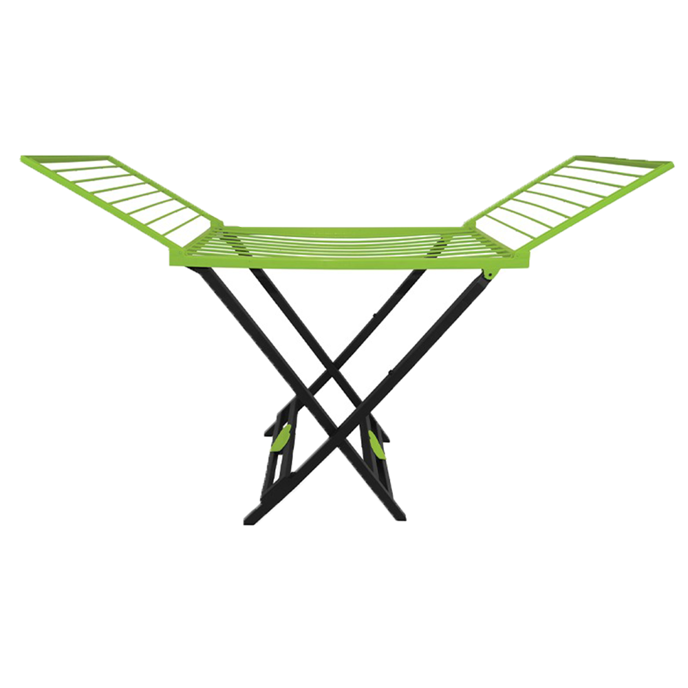 Étendoir à linge Love anthracite/vert